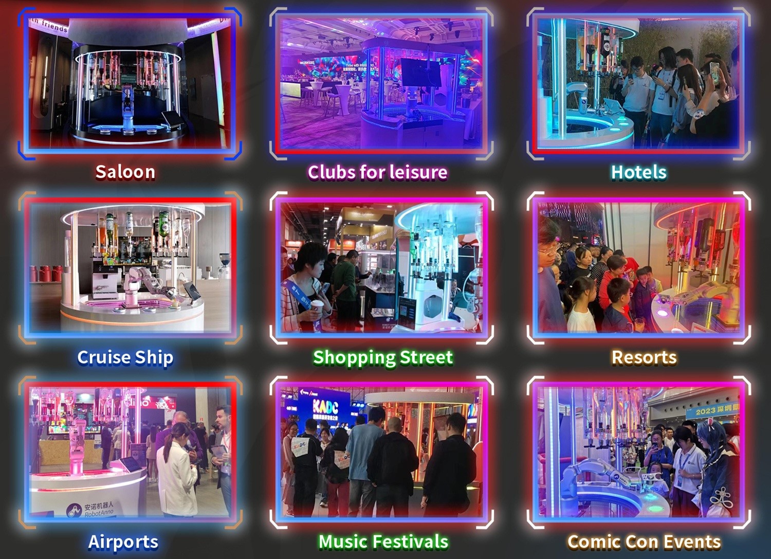 GS Automatic-cocktail-maker-with-ice-maker-Application Scenario GS Automatic-cocktail-maker-with-ice-maker-Application Scenario